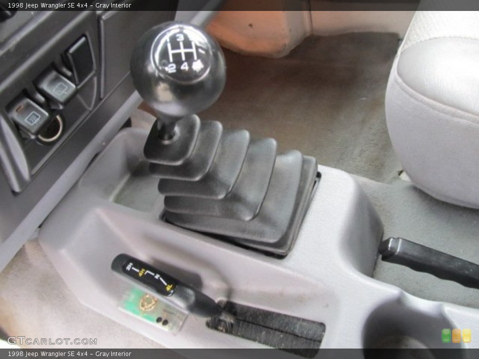 Gray Interior Transmission for the 1998 Jeep Wrangler SE 4x4 #55636580
