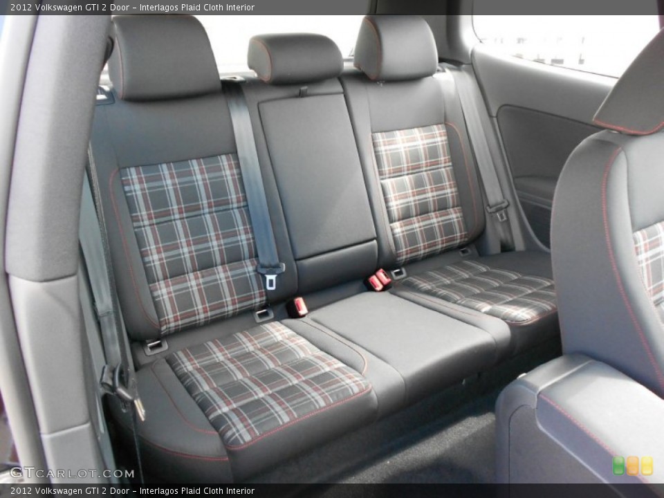 Interlagos Plaid Cloth Interior Photo for the 2012 Volkswagen GTI 2 Door #55637285