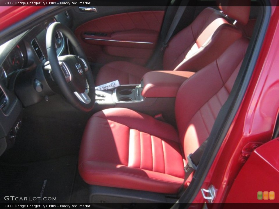 Black/Red Interior Photo for the 2012 Dodge Charger R/T Plus #55638503