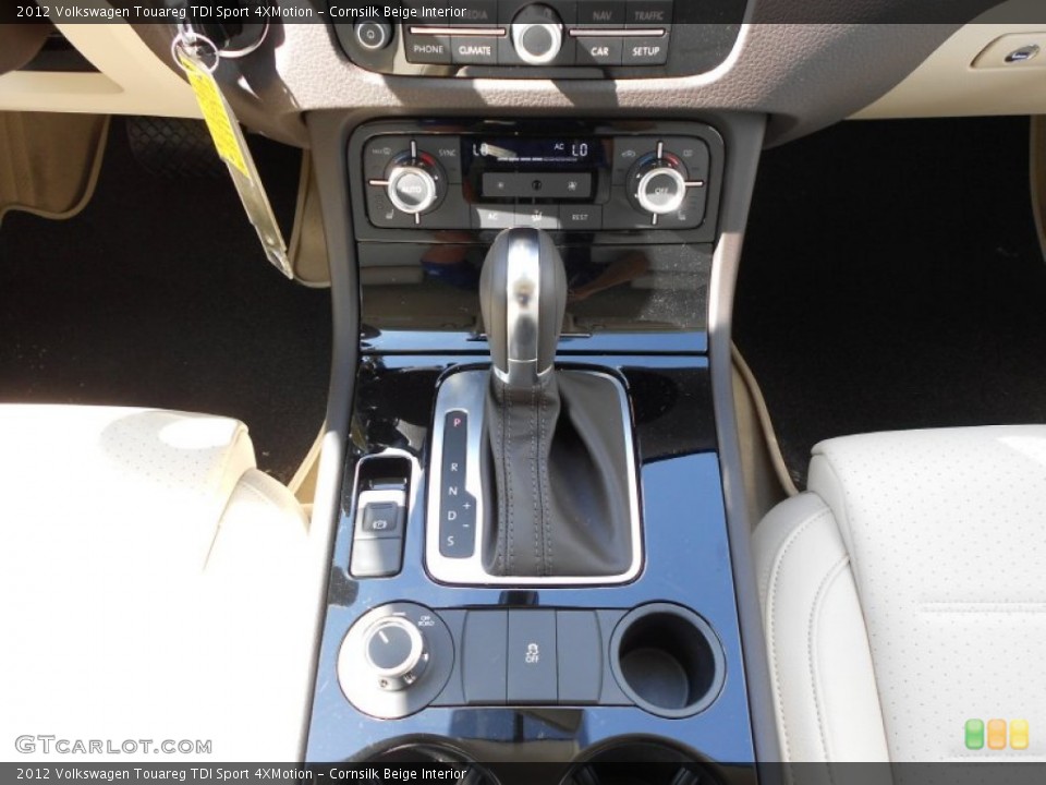 Cornsilk Beige Interior Transmission for the 2012 Volkswagen Touareg TDI Sport 4XMotion #55638557
