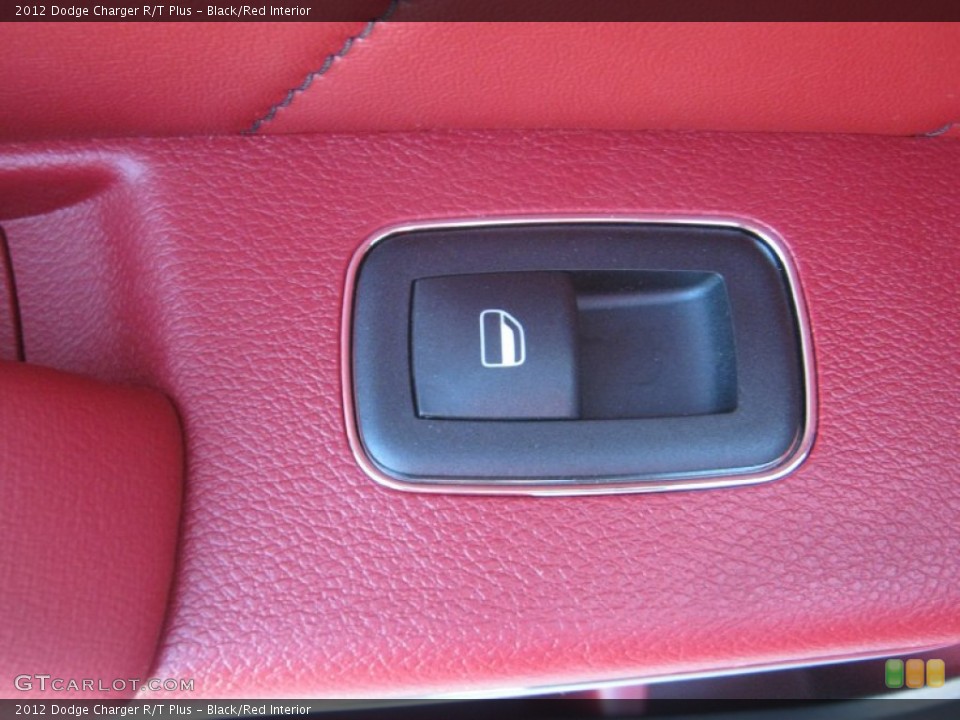 Black/Red Interior Controls for the 2012 Dodge Charger R/T Plus #55638560