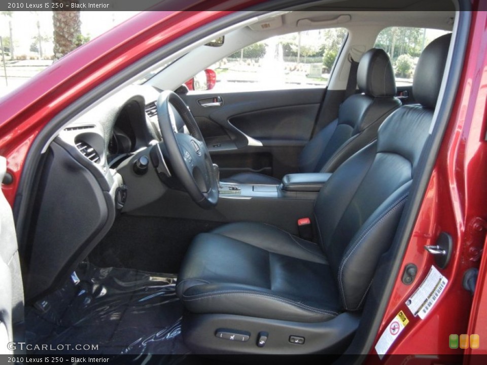 Black Interior Photo for the 2010 Lexus IS 250 #55639514