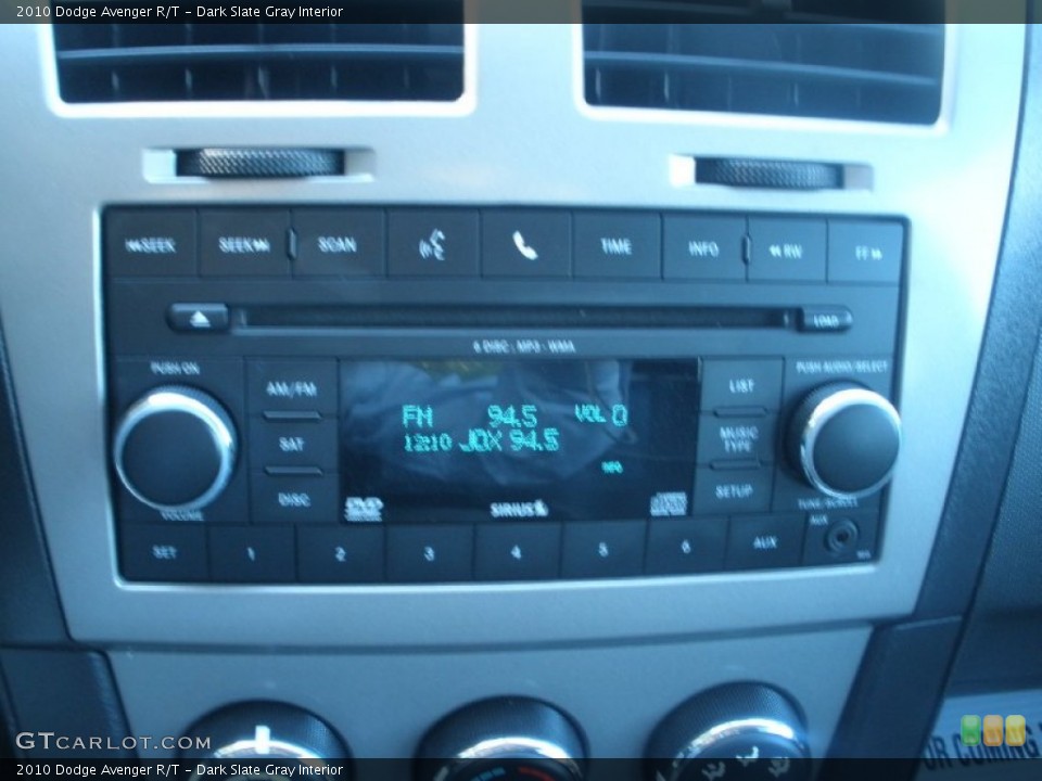 Dark Slate Gray Interior Audio System for the 2010 Dodge Avenger R/T #55639517