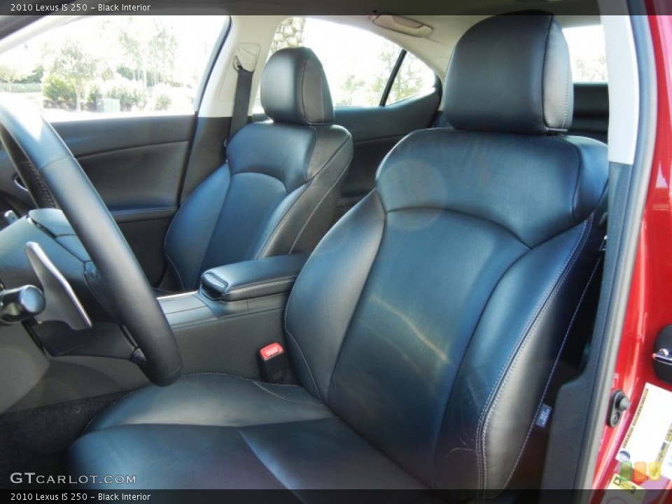 Black Interior Photo for the 2010 Lexus IS 250 #55639526