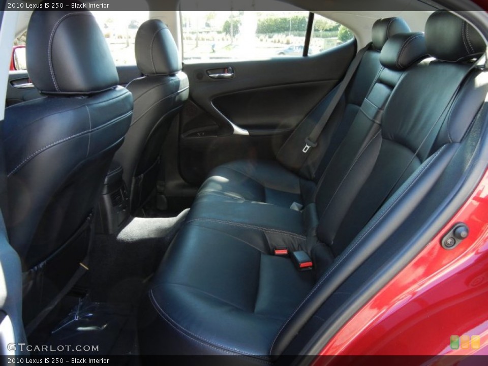 Black Interior Photo for the 2010 Lexus IS 250 #55639550