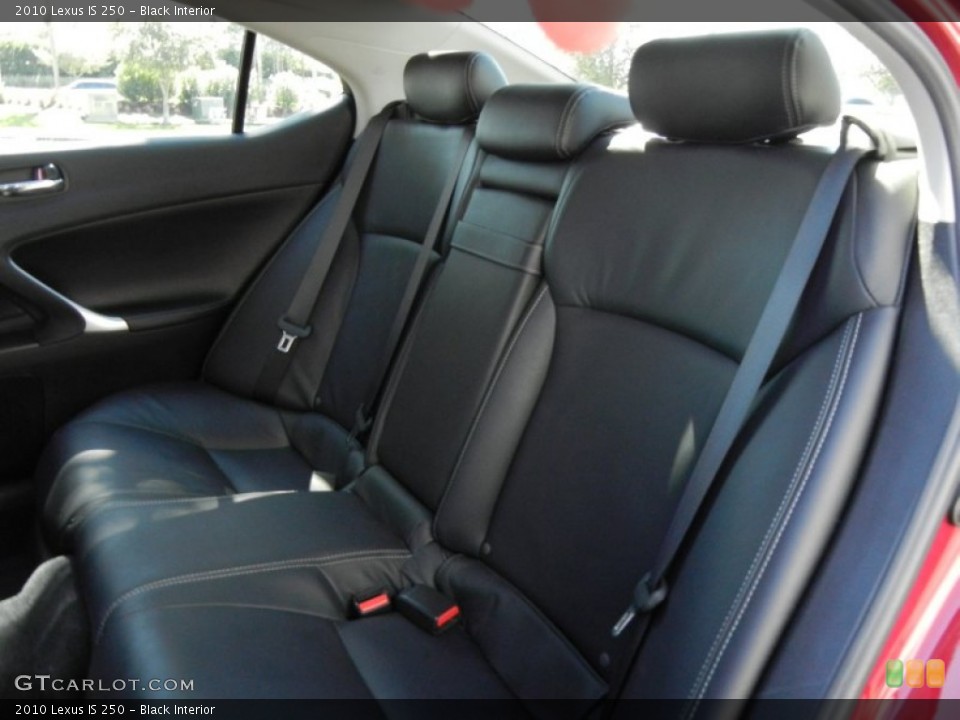 Black Interior Photo for the 2010 Lexus IS 250 #55639559