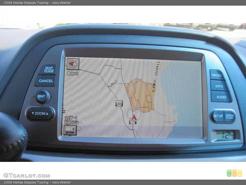 Ivory Interior Navigation for the 2009 Honda Odyssey Touring #55640432