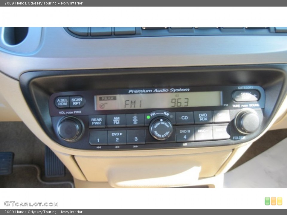 Ivory Interior Controls for the 2009 Honda Odyssey Touring #55640450