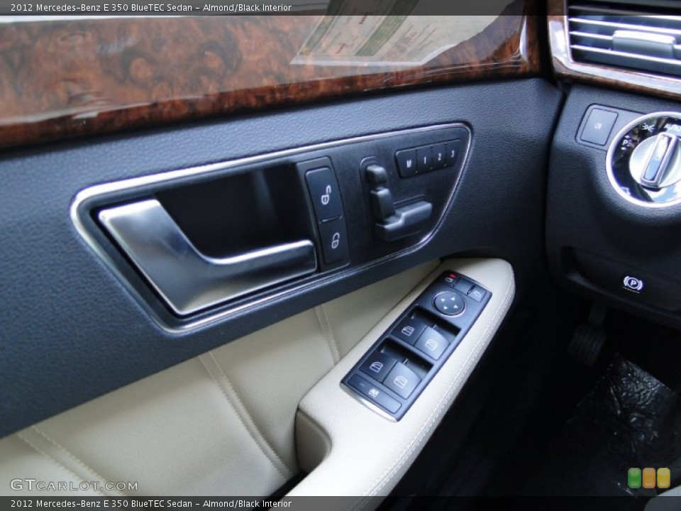 Almond/Black Interior Controls for the 2012 Mercedes-Benz E 350 BlueTEC Sedan #55642733