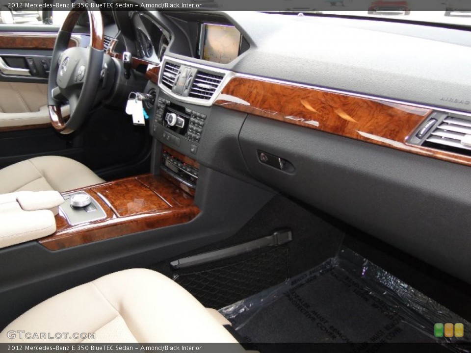 Almond/Black Interior Dashboard for the 2012 Mercedes-Benz E 350 BlueTEC Sedan #55642817