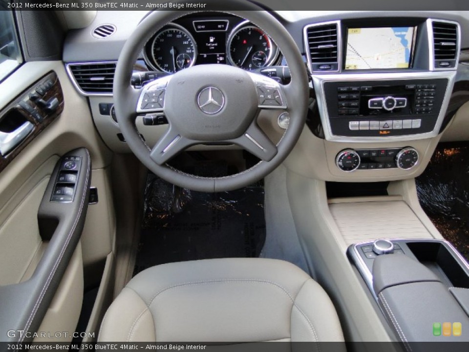 Almond Beige Interior Dashboard for the 2012 Mercedes-Benz ML 350 BlueTEC 4Matic #55643402