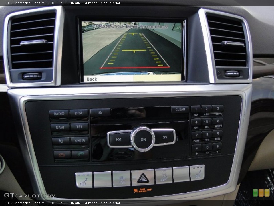 Almond Beige Interior Controls for the 2012 Mercedes-Benz ML 350 BlueTEC 4Matic #55643411