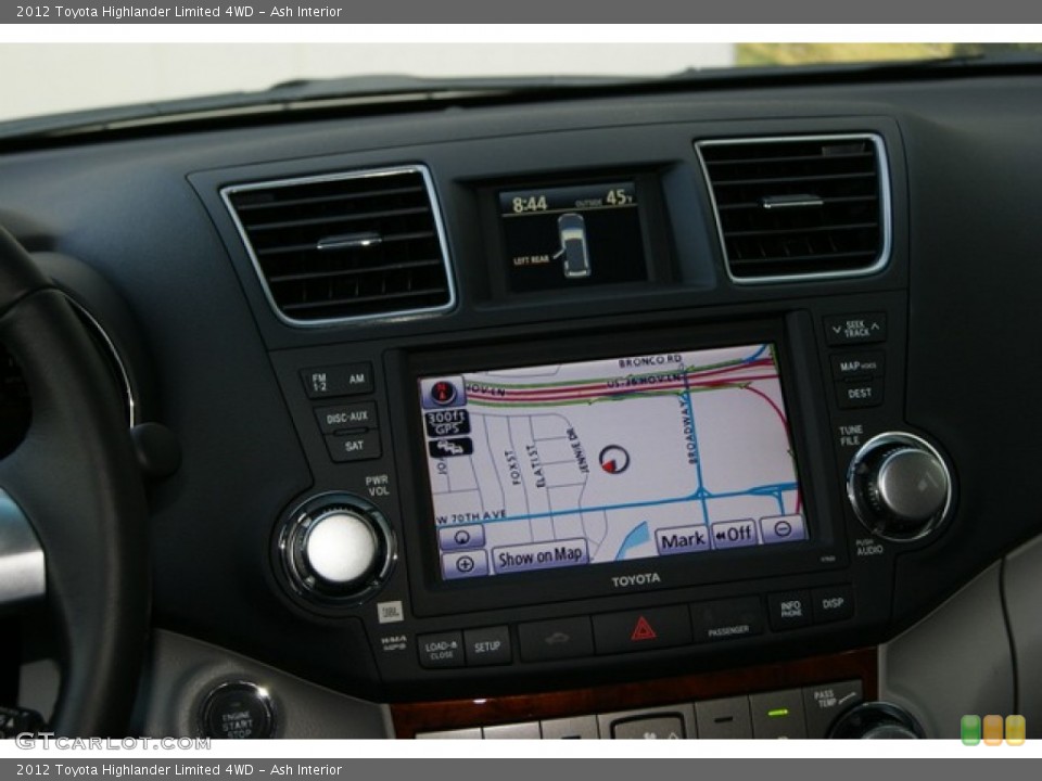 Ash Interior Navigation for the 2012 Toyota Highlander Limited 4WD #55644437