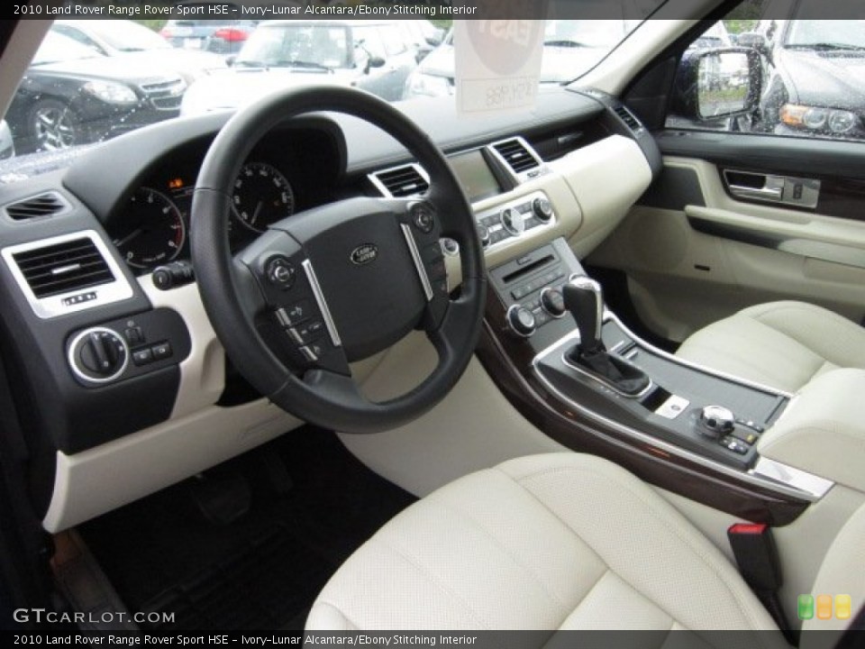 Ivory-Lunar Alcantara/Ebony Stitching Interior Dashboard for the 2010 Land Rover Range Rover Sport HSE #55646065