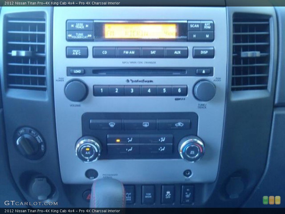 Pro 4X Charcoal Interior Controls for the 2012 Nissan Titan Pro-4X King Cab 4x4 #55648564