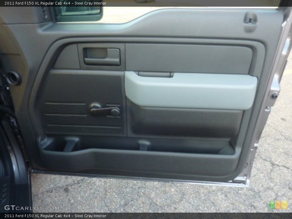 Steel Gray Interior Door Panel for the 2011 Ford F150 XL Regular Cab 4x4 #55648643