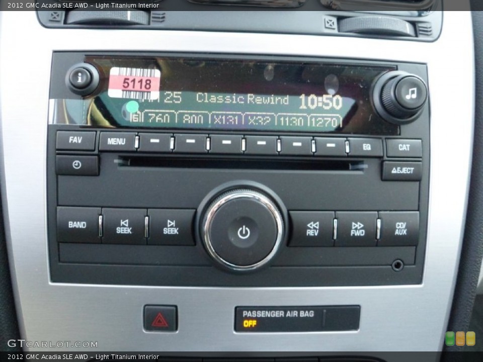 Light Titanium Interior Audio System for the 2012 GMC Acadia SLE AWD #55649149
