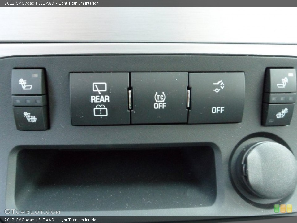 Light Titanium Interior Controls for the 2012 GMC Acadia SLE AWD #55649165