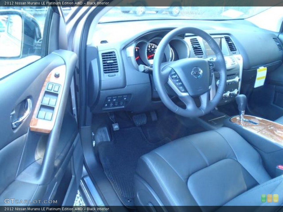 Black Interior Photo for the 2012 Nissan Murano LE Platinum Edition AWD #55649351
