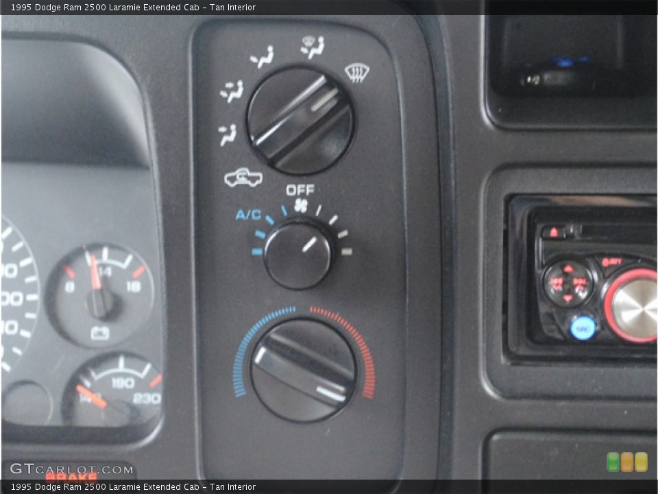 Tan Interior Controls for the 1995 Dodge Ram 2500 Laramie Extended Cab #55650173