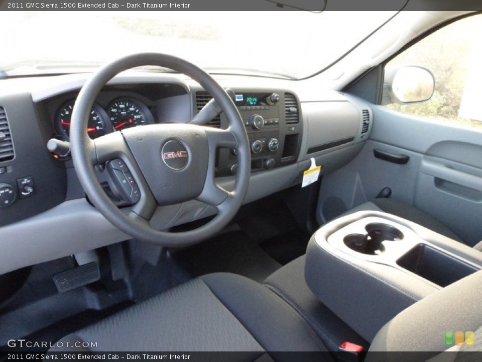 Dark Titanium Interior Dashboard for the 2011 GMC Sierra 1500 Extended Cab #55650269