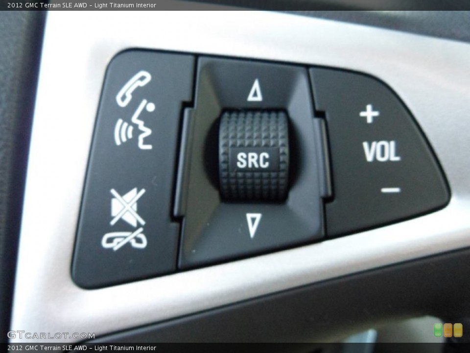 Light Titanium Interior Controls for the 2012 GMC Terrain SLE AWD #55650488