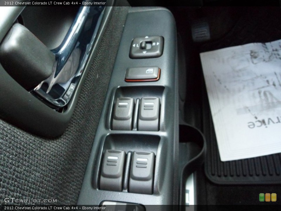 Ebony Interior Controls for the 2012 Chevrolet Colorado LT Crew Cab 4x4 #55650764