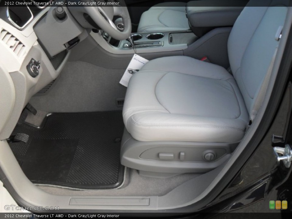 Dark Gray/Light Gray Interior Photo for the 2012 Chevrolet Traverse LT AWD #55651634