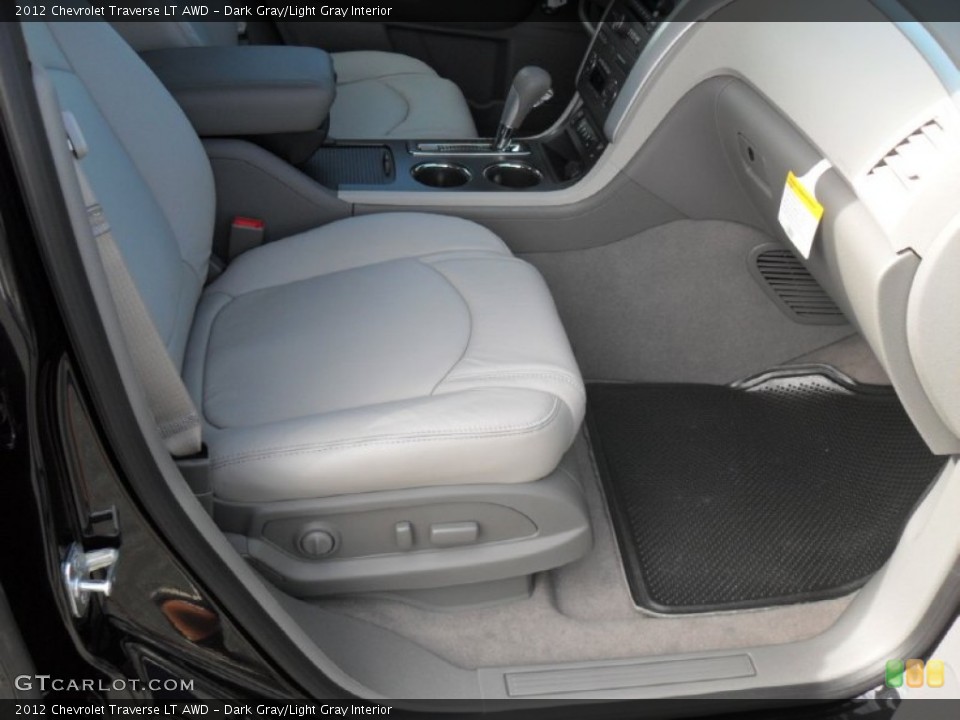 Dark Gray/Light Gray Interior Photo for the 2012 Chevrolet Traverse LT AWD #55651712