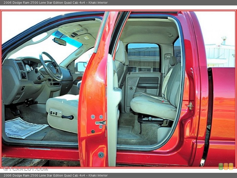 Khaki Interior Photo for the 2006 Dodge Ram 2500 Lone Star Edition Quad Cab 4x4 #55652165