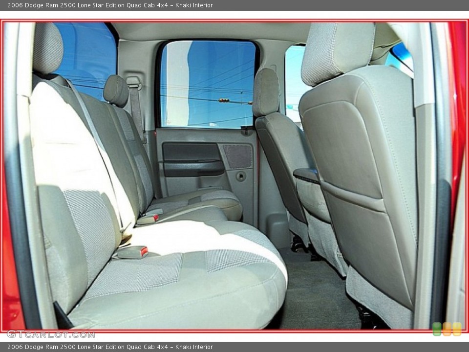 Khaki Interior Photo for the 2006 Dodge Ram 2500 Lone Star Edition Quad Cab 4x4 #55652171