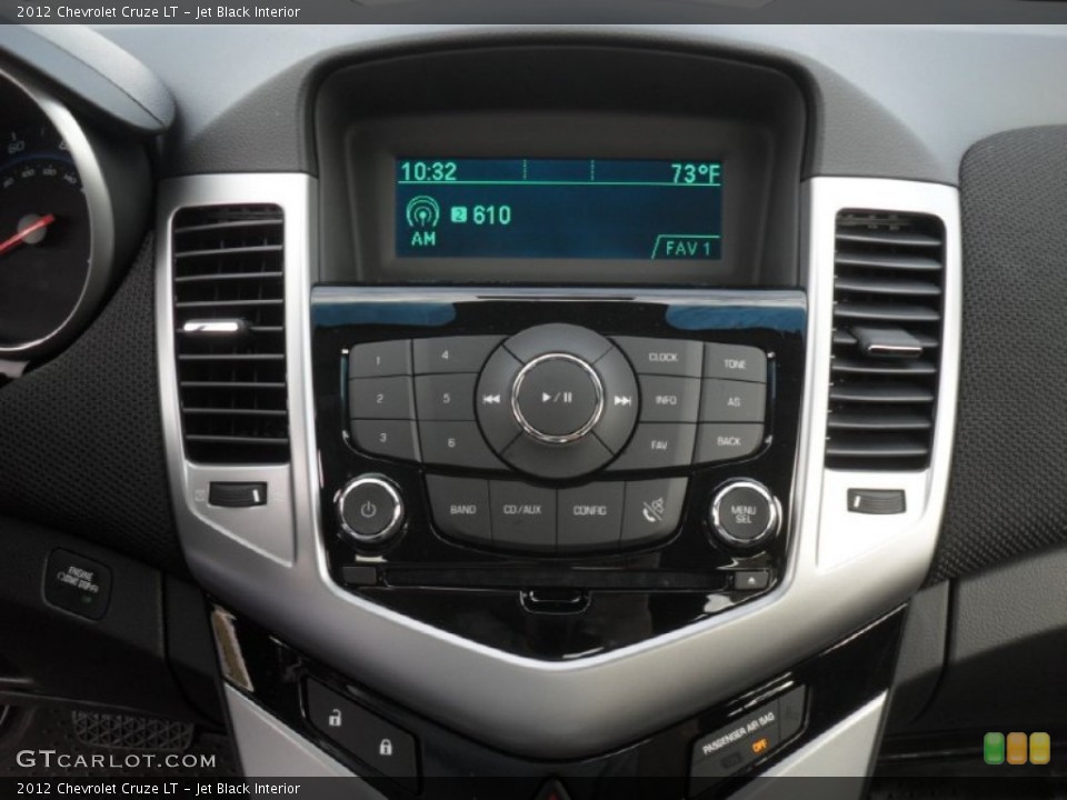 Jet Black Interior Controls for the 2012 Chevrolet Cruze LT #55652711
