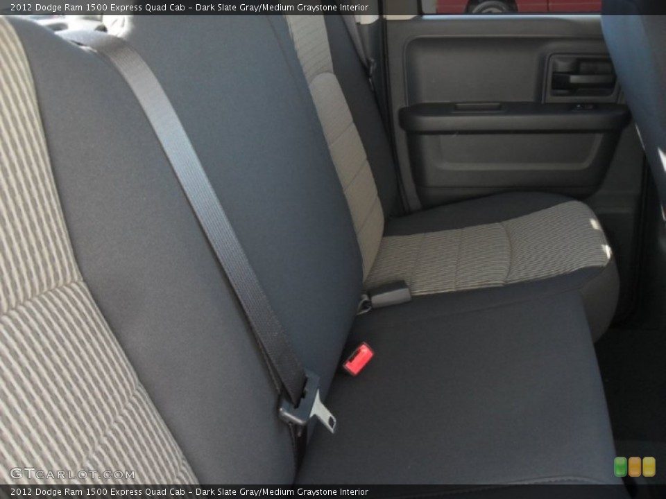 Dark Slate Gray/Medium Graystone Interior Photo for the 2012 Dodge Ram 1500 Express Quad Cab #55653345