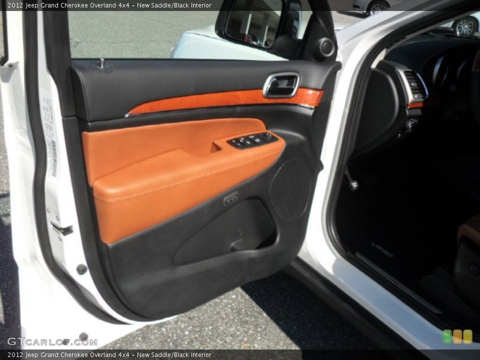 New Saddle/Black Interior Door Panel for the 2012 Jeep Grand Cherokee Overland 4x4 #55653579
