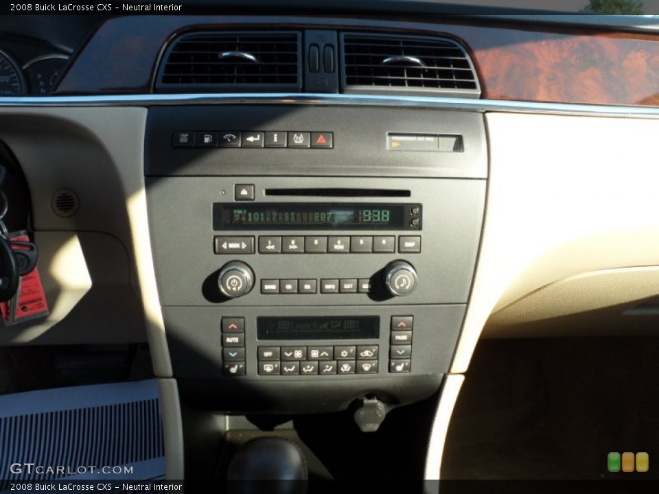 Neutral Interior Controls for the 2008 Buick LaCrosse CXS #55653629