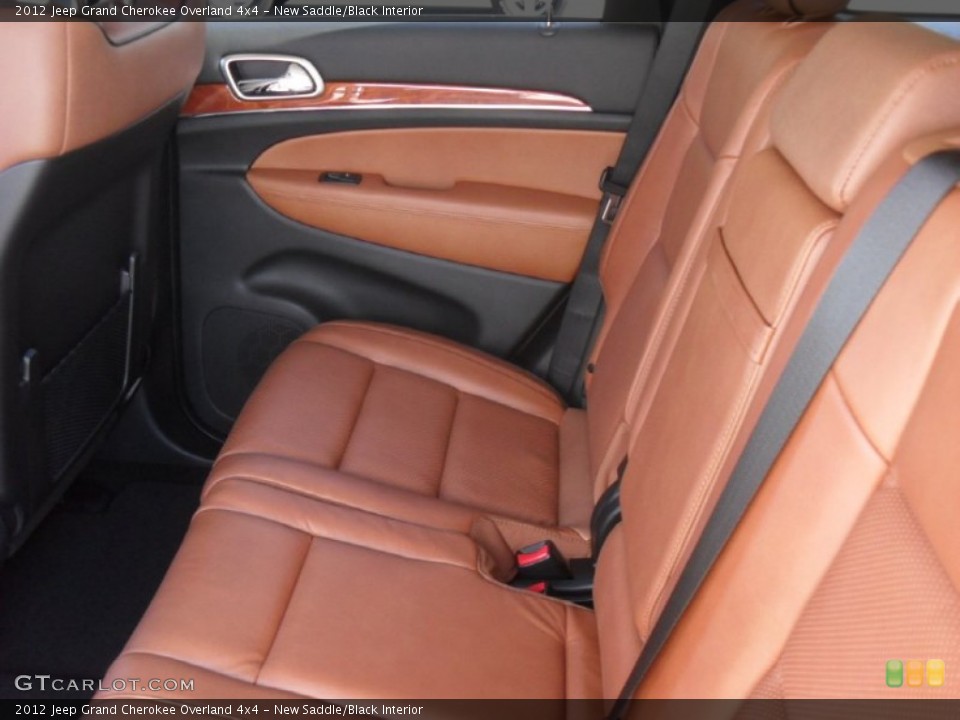 New Saddle/Black Interior Photo for the 2012 Jeep Grand Cherokee Overland 4x4 #55653632