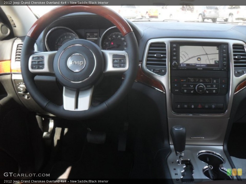 New Saddle/Black Interior Dashboard for the 2012 Jeep Grand Cherokee Overland 4x4 #55653638
