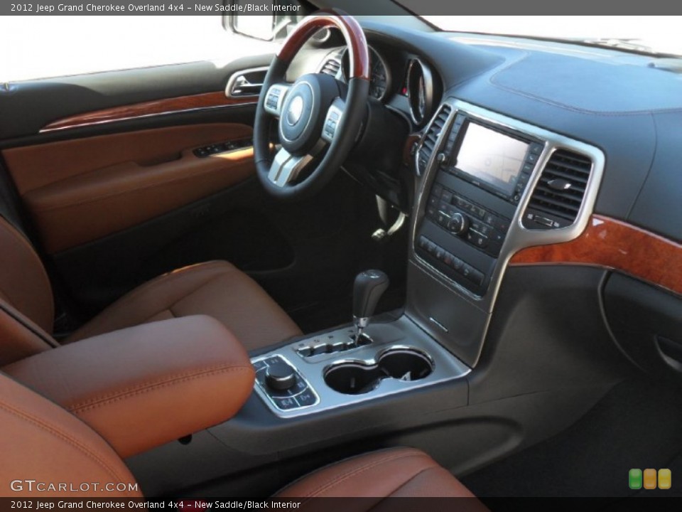 New Saddle/Black Interior Photo for the 2012 Jeep Grand Cherokee Overland 4x4 #55653668