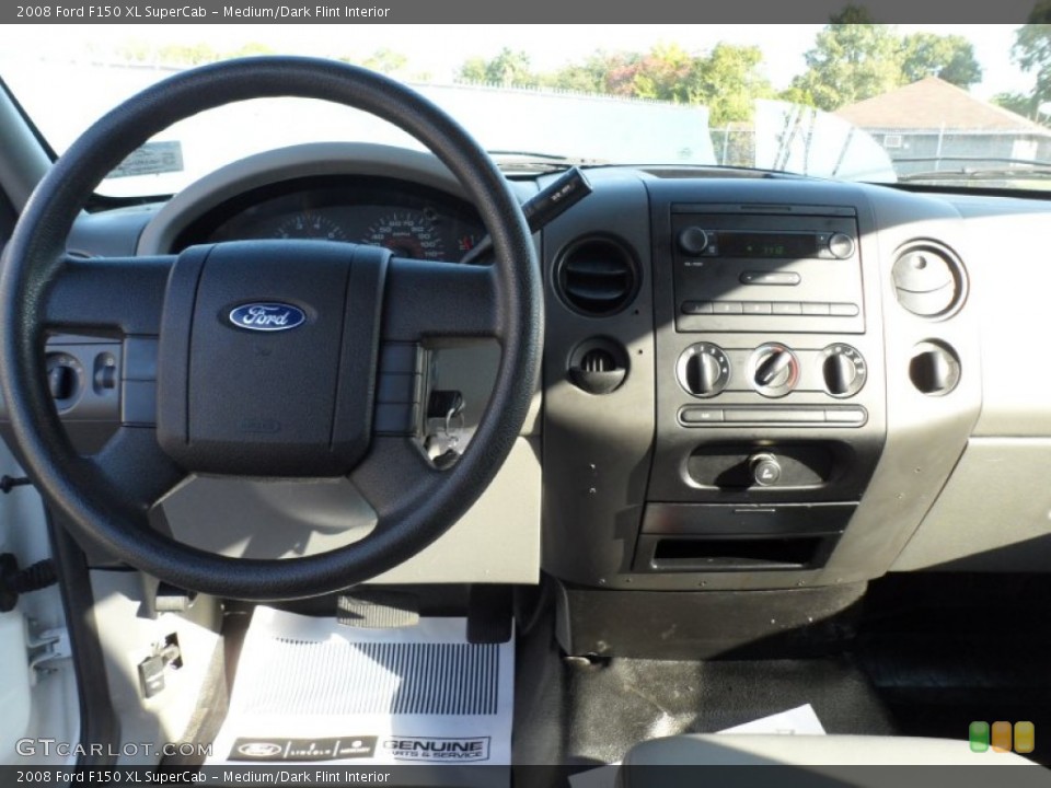 Medium/Dark Flint Interior Dashboard for the 2008 Ford F150 XL SuperCab #55653905