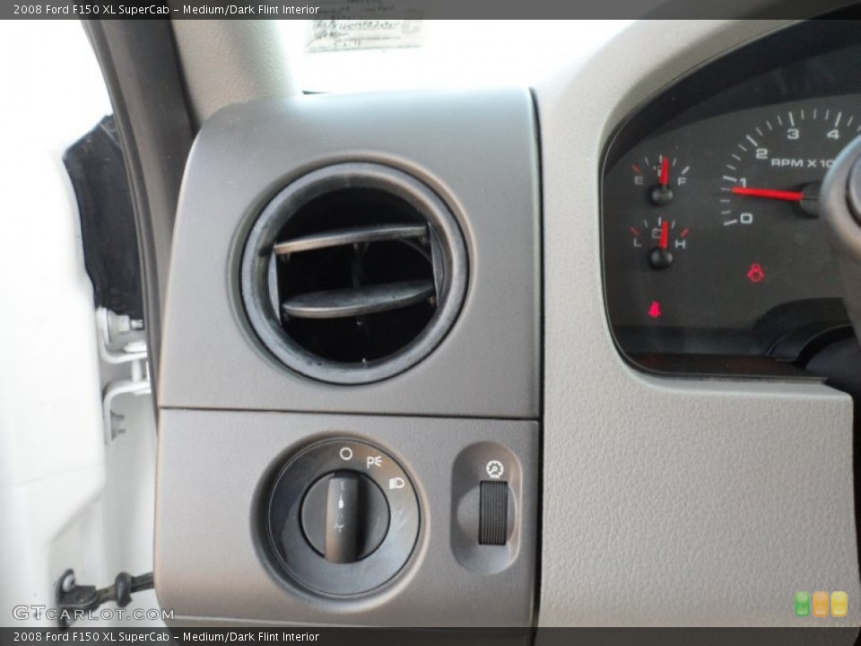 Medium/Dark Flint Interior Controls for the 2008 Ford F150 XL SuperCab #55653965