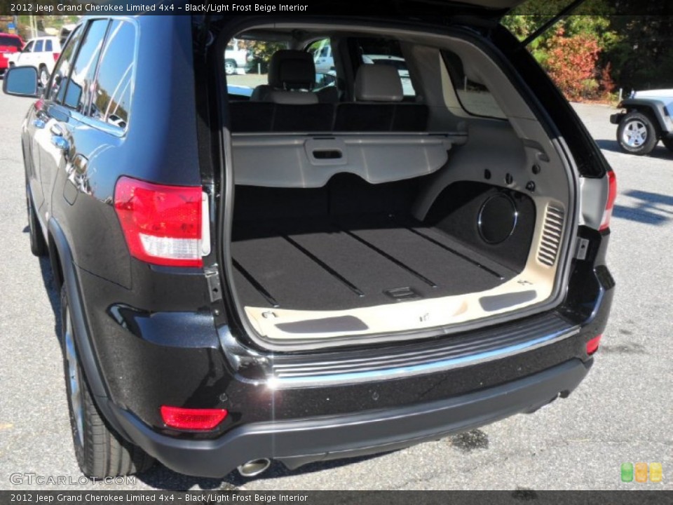Black/Light Frost Beige Interior Trunk for the 2012 Jeep Grand Cherokee Limited 4x4 #55654139
