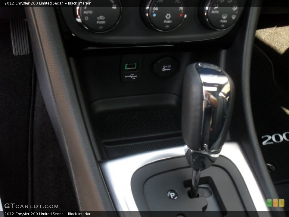 Black Interior Transmission for the 2012 Chrysler 200 Limited Sedan #55654688
