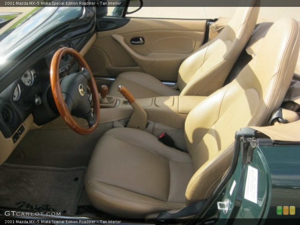 Tan Interior Photo for the 2001 Mazda MX-5 Miata Special Edition Roadster #55655285