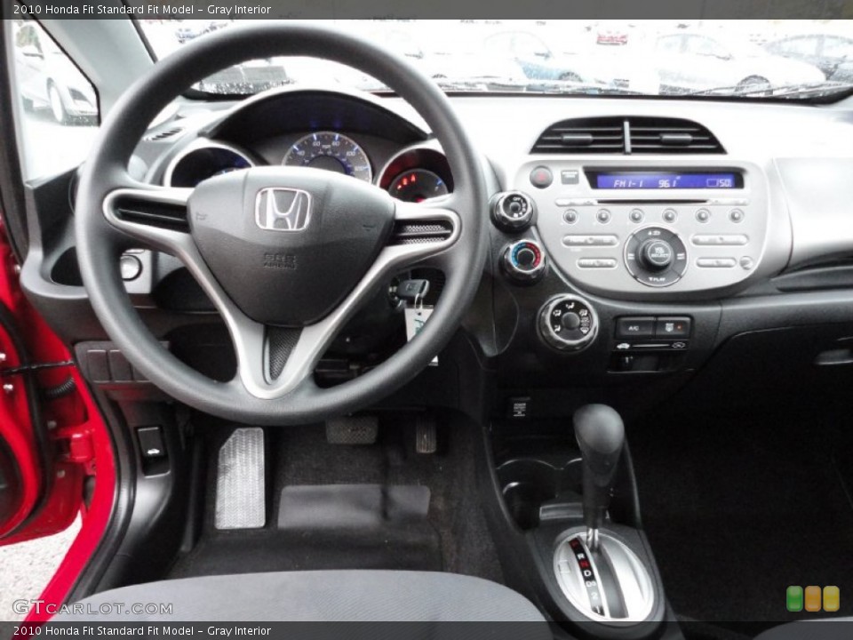 Gray Interior Dashboard for the 2010 Honda Fit  #55656284