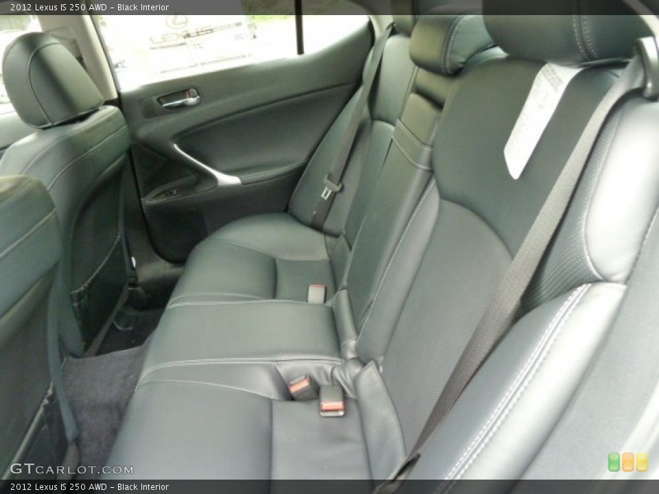 Black Interior Photo for the 2012 Lexus IS 250 AWD #55656941