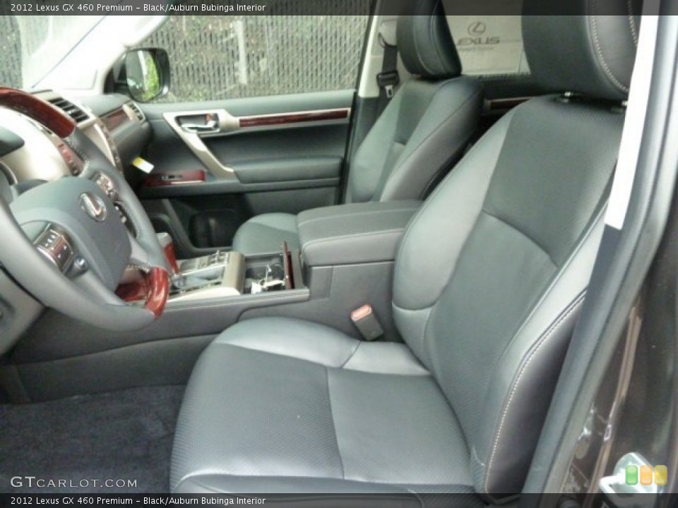 Black/Auburn Bubinga Interior Photo for the 2012 Lexus GX 460 Premium #55657055