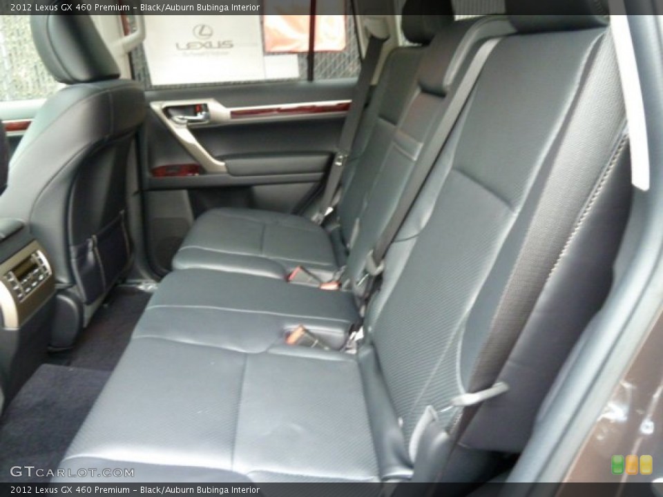 Black/Auburn Bubinga 2012 Lexus GX Interiors