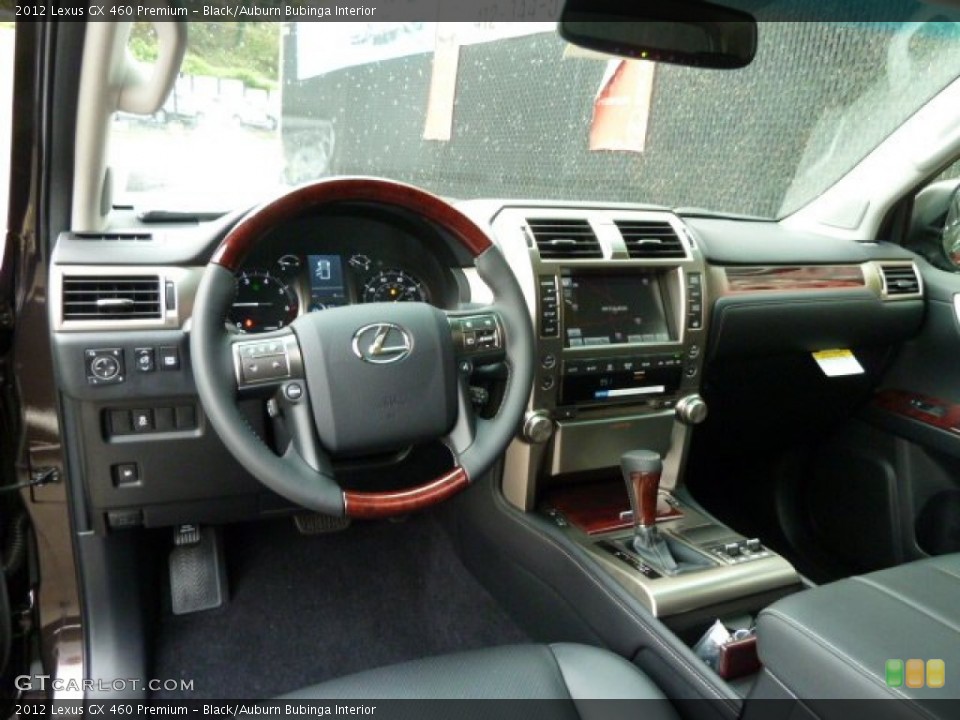 Black/Auburn Bubinga Interior Dashboard for the 2012 Lexus GX 460 Premium #55657061