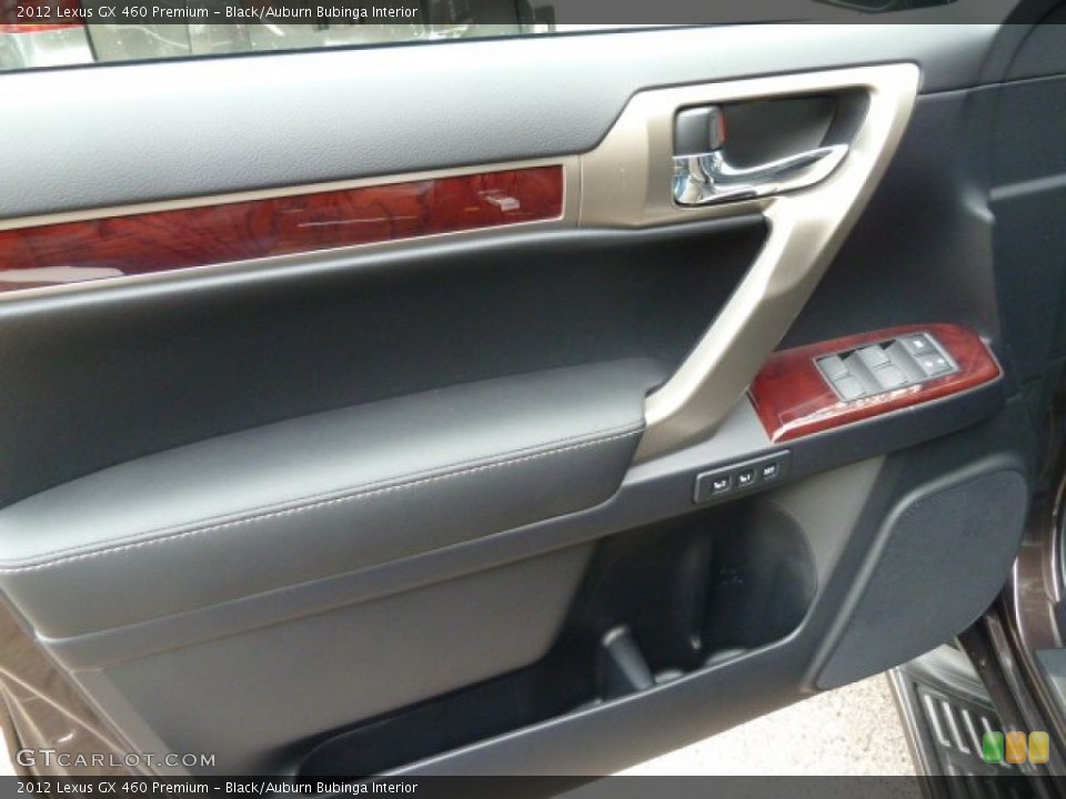 Black/Auburn Bubinga Interior Door Panel for the 2012 Lexus GX 460 Premium #55657064