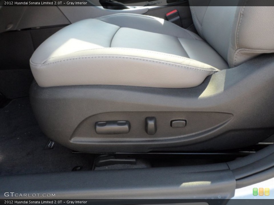 Gray Interior Controls for the 2012 Hyundai Sonata Limited 2.0T #55659467